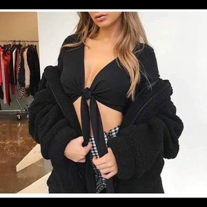 Faux Fur Teddy Bear Sherpa Coat